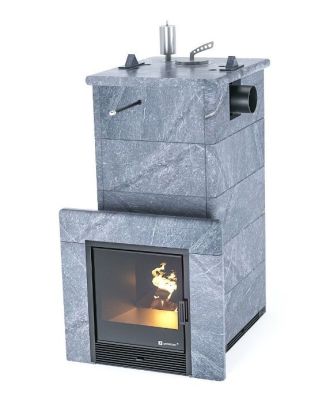  фото Печь для бани Easysteam Сочи в полноценном кожухе с закрытым верхом с боковым подключением