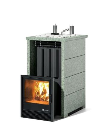 фото Печь для бани Easysteam Сочи К в трехстороннем кожухе