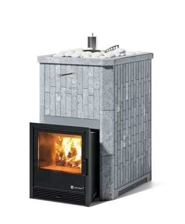 фото Печь для бани Easysteam Анапа в наборном полноценном кожухе 