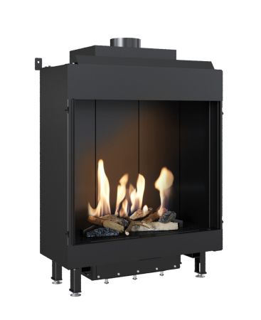 фото Газовая каминная топка Kratki PRO LEO/76/62