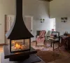 Центральный островной камин Jc Bordelet Julietta 985 со стеклом