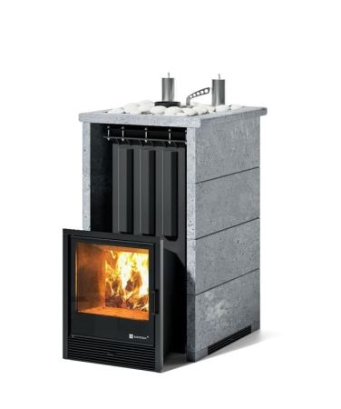 фото Печь для бани Easysteam Сочи К в трехстороннем кожухе