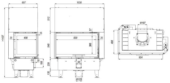 фото Каминная топка Defro Home Intra ME BP G