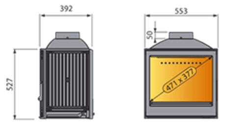 фото Каминная топка Liseo LCI 5 GF