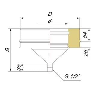 фото Конденсатосборник 180мм, V50R/321
