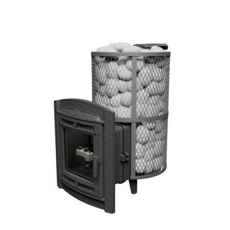 фото Банная печь на газу Атмосфера L сетка нержавейка