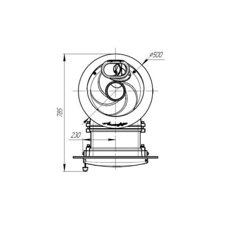 фото Банная печь Атмосфера L ламели Россо Леванто
