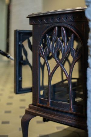 фото Печь-камин Loki Forest 3 стекла 