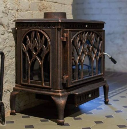 фото Печь-камин Loki Forest 3 стекла 