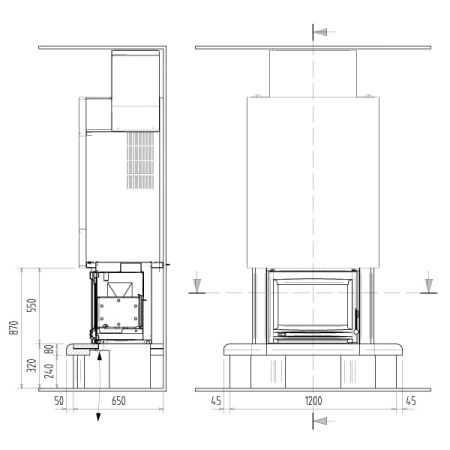 фото Каминная облицовка Supra Lugano