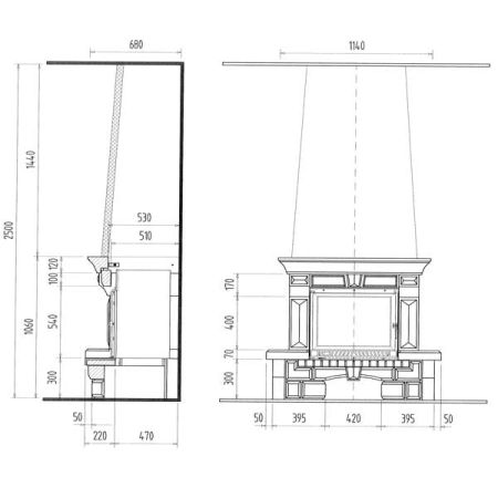 фото Каминная облицовка Supra Medoc 