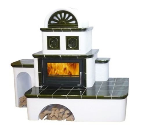 фото Керамический камин OXFORD, левый