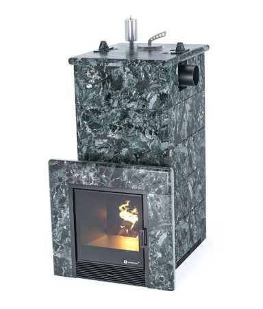 фото Печь для бани Easysteam Сочи в полноценном кожухе с закрытым верхом с боковым подключением