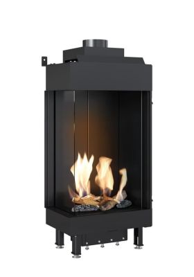  фото Газовая каминная топка Kratki PRO LEO/L/45/68