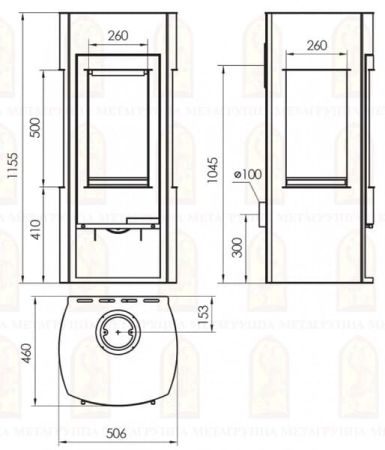 фото Печь-камин Неман