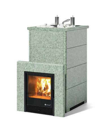 фото Печь для общественной бани Easysteam Геленджик К в полноценном кожухе