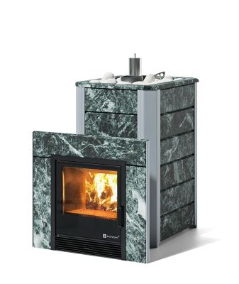 фото Банная печь Easysteam Ялта 25/2024 в облицовке из камня