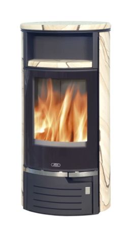 фото Печь-камин ABX Atlantik 5 песчаник