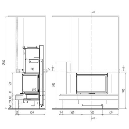 фото Каминная облицовка Supra Opus D