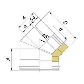 фото Сендвич-отвод 300мм, VHR45/321
