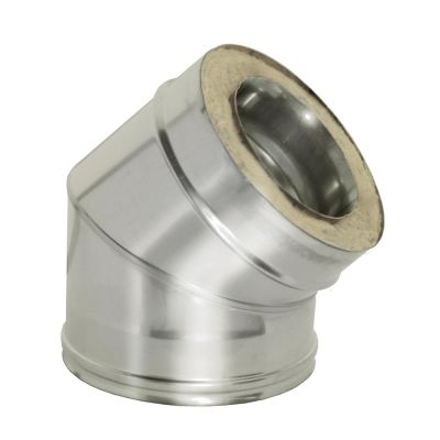  фото Сендвич-отвод Дымок LUX 45° D200/280мм, 321/439