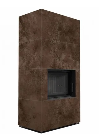 фото Каминокомплект Kratki PRO FLOKI прямое стекло