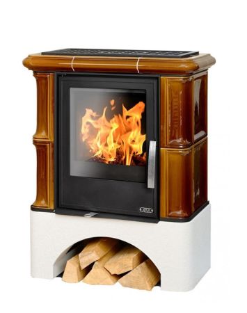 фото Печь ABX BAVARIA KI с т/о кафельный цоколь