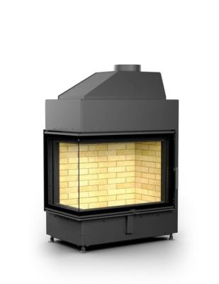  фото Угловая каминная топка Астов П2С 800 L/R