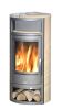 Печь-камин Polar 6 в облицовке бразильский песчаник ABX