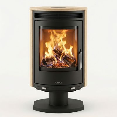  фото Печь-камин поворотная ABX Arktis 8