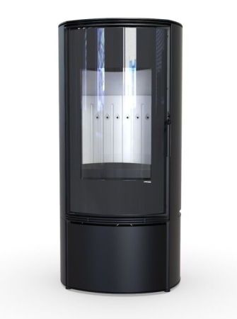 фото Печь-камин Defro Home Orbis Black & White