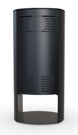 фото Печь-камин Defro Home Orbis Log  Black & White