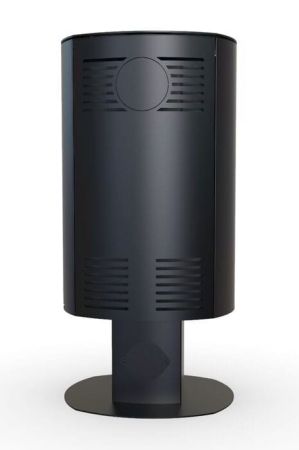 фото Печь-камин Defro Home Orbis Top Black & White