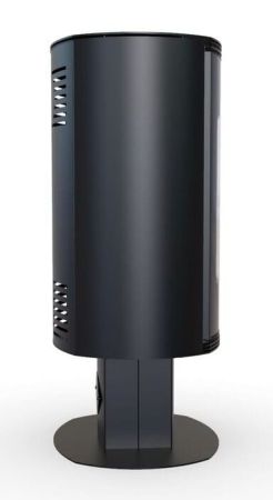 фото Печь-камин Defro Home Orbis Top Black & White