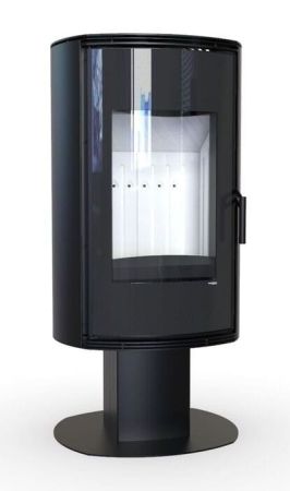 фото Печь-камин Defro Home Orbis Top Black & White