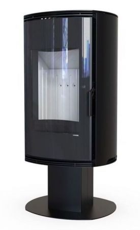 фото Печь-камин Defro Home Orbis Top Black & White