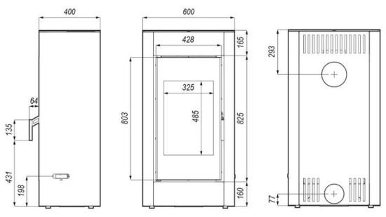 фото Печь-камин Defro Home Solum Color