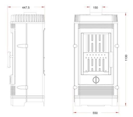 фото Печь-камин Invicta Gomont