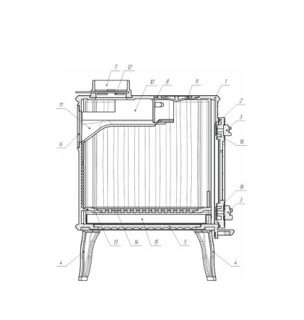 фото Отопительная печь Маэстро ПроМеталл