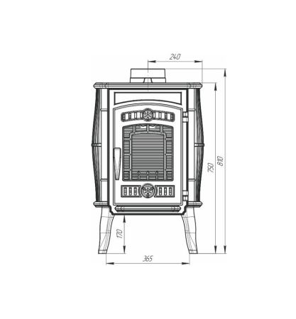 фото Отопительная печь Маэстро ПроМеталл