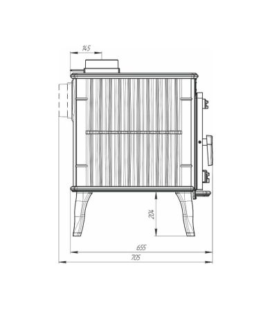 фото Отопительная печь Маэстро ПроМеталл