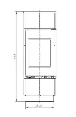 фото Печь-камин Throma Atika Plus Ceramic