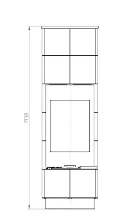 фото Печь-камин Thorma Delia Standard Ceramic