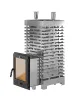 Печь для бани Астон 30 INOX (320М) Long со стеклом