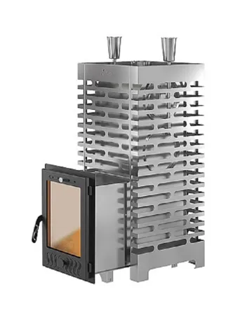 фото Печь для бани Астон 30 INOX (320М) Long со стеклом