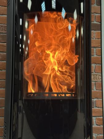 фото Печь-камин Solzaima Amber Porte Vidro