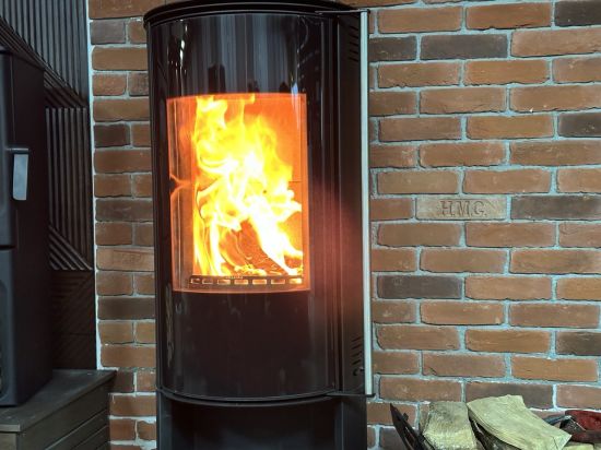 фото Печь-камин Solzaima Amber Porte Vidro