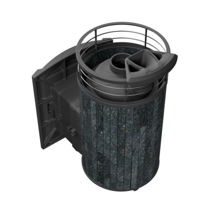 фото Печь для бани Атмоcфера L ламель с сеткой