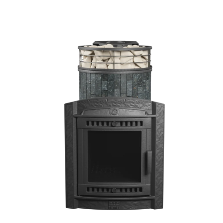 фото Печь для бани Атмоcфера L ламель с сеткой