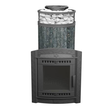 фото Печь для бани Атмоcфера XL ламель с сеткой